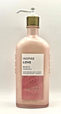 Bath  Body Works Inspire Love Rose  Vanilla Body Lotion Aroma 6.5 fl oz