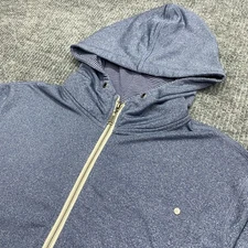 Vuori Movement Hoodie Mens M Blue Full Zip Sweatshirt V201 Performance Jacket