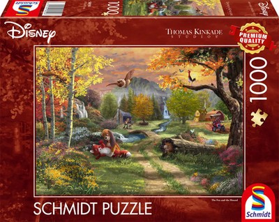 Disney, Fox and Hound | Puzzles Thomas Kinkade 1.000 Teile - Disney | Spiel