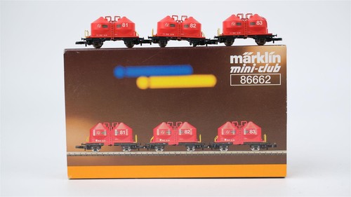 Märklin Z 86662 Silowagen-Set WLE (Abbrüche) | Zustand: Gebraucht