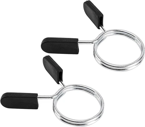 Paquete de 2 abrazaderas olímpicas para barra con clip de resorte de 2 pulgadas - Picture 1 of 8