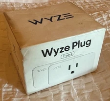 NEW! 2-Pack Wyze WiFi Smart Plug WLPP1CFH (BOX WEAR)