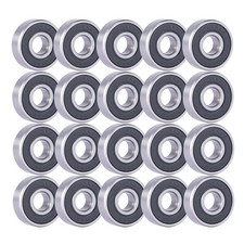 Rollerex 608-2RS Wheel Bearings 20-Pack for Any Product Using Skate Wheels ...
