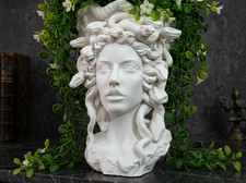 Medusa Bust Statue Greek