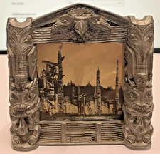 BOMA Fine Pewter Frame-Featuring Native American Canadian Totems