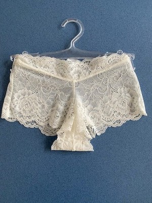 Hipster, aus französischer Spitze, Poirier, ivory, S