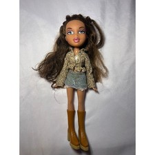 Bratz Style It Fashion Collection Yasmin Doll 2001 Mga Top Denim Skirt Tan Boots Bratz Style It Fashion Collection Yasmin Doll 2001 Mga Top Denim Skirt Tan Boots
