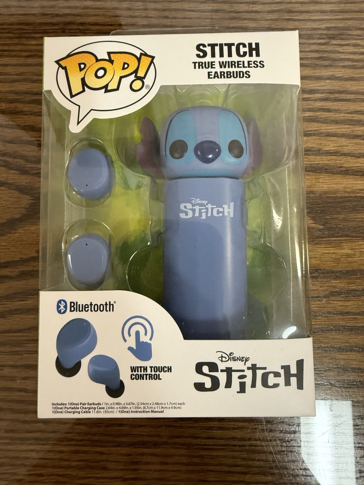 Funko Pop Disney ELVIS STITCH True Wireless Earbuds Bluetooth Touch Control NIB