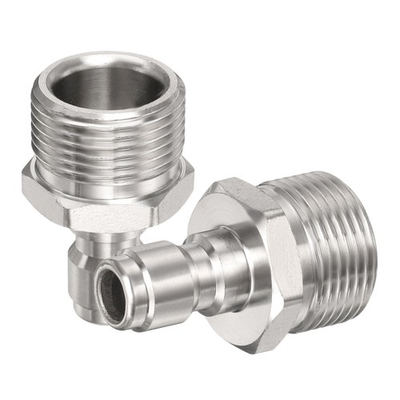 #ad 2Pcs Pressure Washer Adapter 1 4quot; Male Quick Plug to M22 15mm Male $17.53
