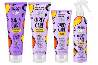 Not Your Mother's Kids Curly Care Hair Set Shampoo Conditioner Cream Detangler