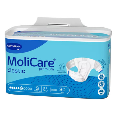 MoliCare Premium Elastic 6 Tr Inkontinenzwindeln Gr. S/M/L/XL 14/30/56/90 St.