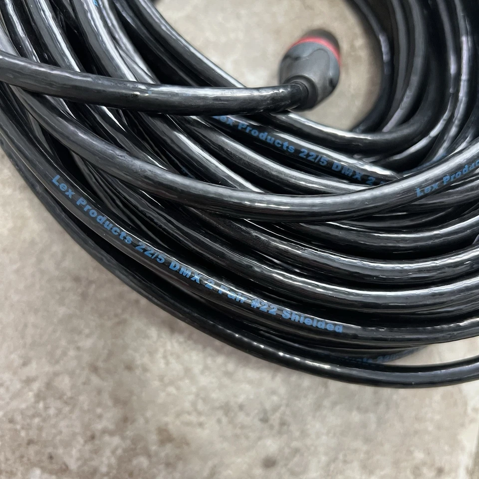Lex 5 Pin XLR Shield Data Cable 75 Ft ( LEX DMX-5P-75 ) Neutrik New - Image 4 of 4