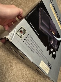 TurboGrafx-CD/TurboDuo video game system CIB complete w/ matching serial box, ++