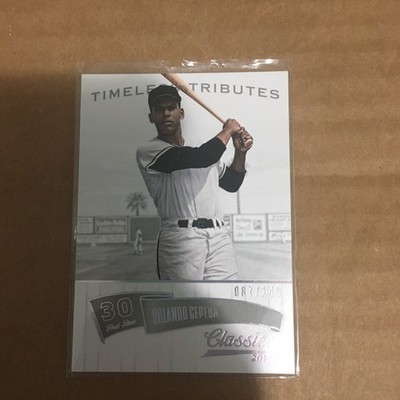 2014 Panini Classics Orlando Cepeda Timeless Tributes Silver /149 #102 SF Giants