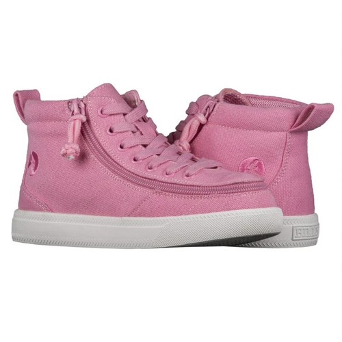 Billy Footwear Dziecięce płócienne buty z wysokim topem - adaptacyjny zamek błyskawiczny, łatwe włączanie / wyłączanie trampki - Zdjęcie 2 z 23