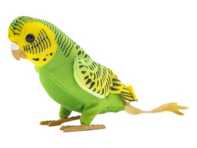 Steiff Hansi Parakeet Vintage Made In Germany Velvet Trevira Bird Stuffed Animal