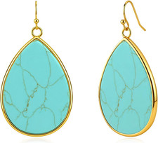 Turquoise Dangle Drop Earrings for Women
