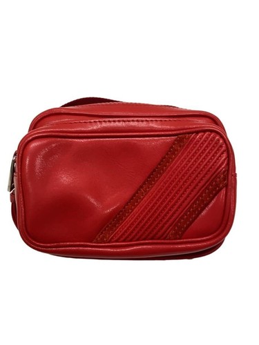 GIVENCHY Waist Bag MC3 BUMBAG Leather Red Used