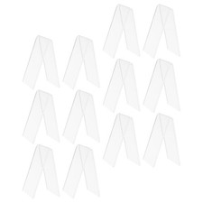 24 pcs Acrylic Shoe Display Shelf Transparent High Heel Stand for Store