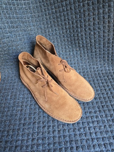 J.CREW MacAlister Chukka Boots 11 Men’s in Brown Suede Made in Italy   