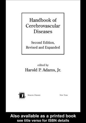Handbook of Cerebrovascular Diseases, Hardcover by Adams, Harold P. (EDT); Sa...
