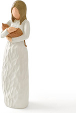 Cat Memorial Gifts, Orange Cat Figurines Loss of Cat Sympathy Gift for Cat Mom,