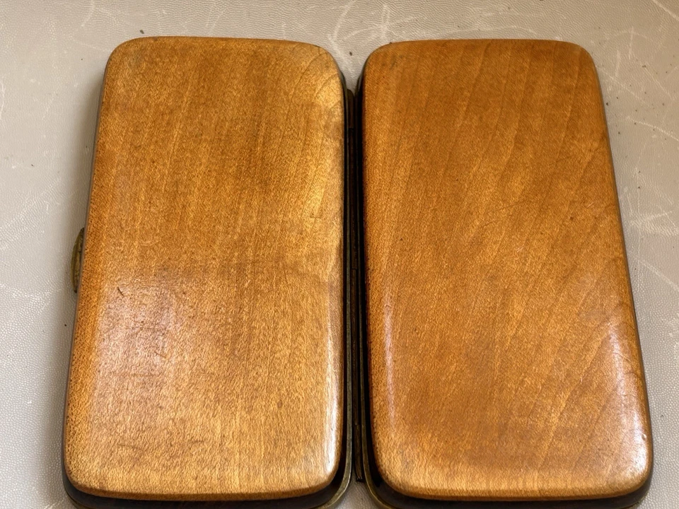 Scatola Porta Sigarette In Legno Prima Metà Del 900 - Immagine 4 di 4