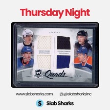 2010 THE CUP CROSBY/STAMKOS/TAVARES/HALL QUADS JERSEY RC /10