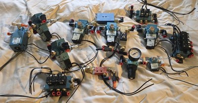 Lot  MAC 55-series valves + PED pilots (5 complete sets)