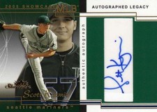 2005 Fleer Showcase Scott Kazmir Auto Legacy Error RaRe