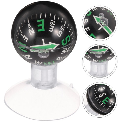 Car Guide Ball Automotive Navigation Compass Travel Dashboard for Cars - Picture 6 of 12