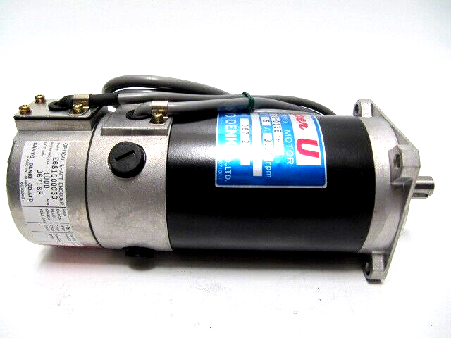 NEW) Sanyo Denki Super U DC Servo Motor 300W with Encoder U730