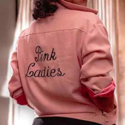 Grease Rise of the Pink Ladies Pink Cotton Jacket for Women