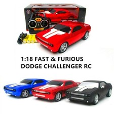 1:18 FAST & FURIOUS DODGE CHALLENGER ELECTRIC RC RADIO REMOTE CONTROL CAR TOY