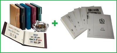 Lindner-509-76-1124V-Pakistan Printed Album T-Printed Pages 1976-1990
