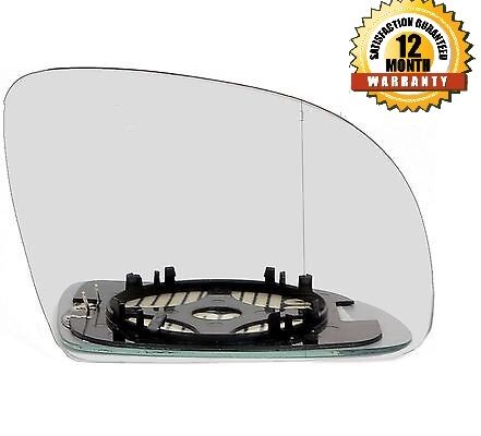 Right Driver Side WIDE ANGLE WING DOOR MIRROR GLASS For Chevrolet Spark 2009-14 - Picture 1 of 1