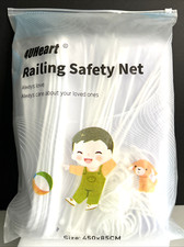 Child Safety Net 450 X 85CM Stairs, Balcony, Patios and Railing Stairs Netting