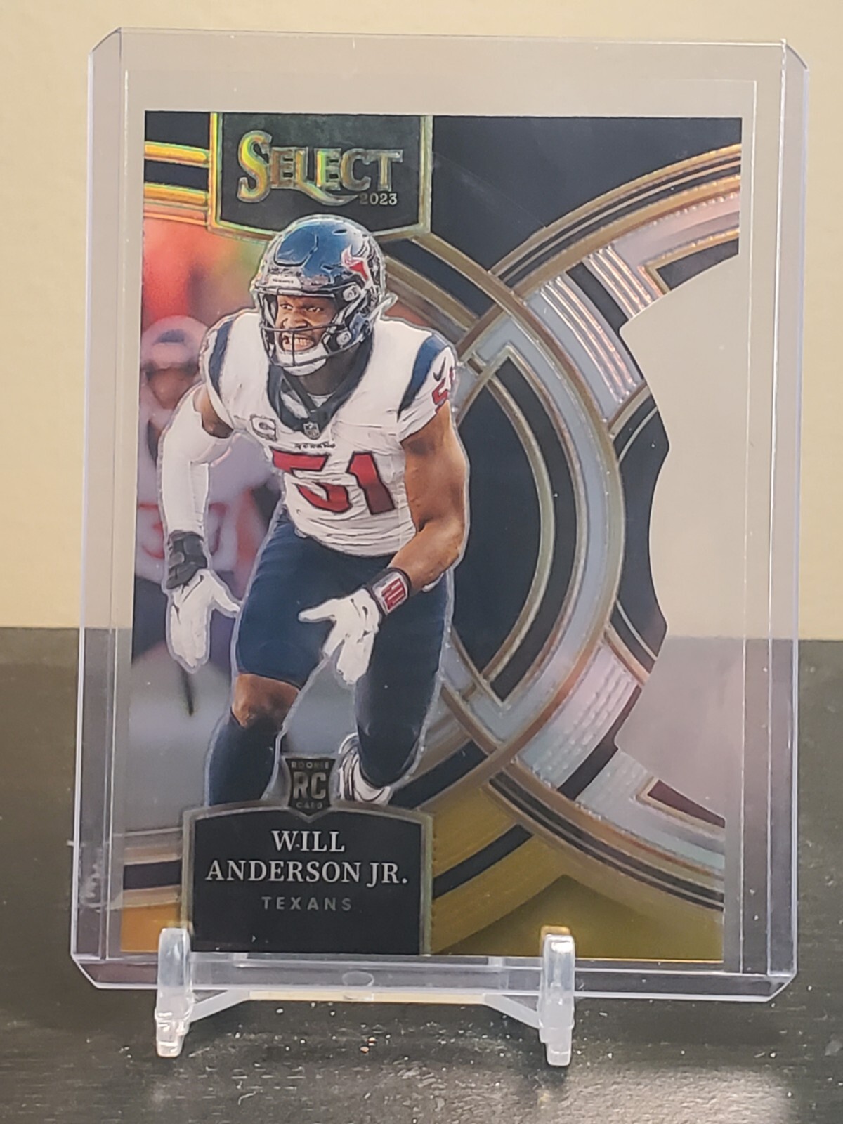 2023 Select - WILL ANDERSON JR - Black & Gold Premier Die Cut - RC #125
