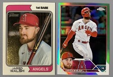 2- 2023 Topps Jared Walsh: Heritage Chrome 786/999 #368, Chrome Refractor #89