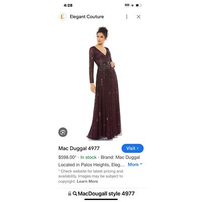 macdougal dresses Mac Duggal Fabulouss 94074 Dress graceful fit Mac Duggal Women's Ieena Pleated