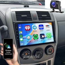 FOR 2009-2013 TOYOTA COROLLA Apple Carplay Android 13 Car Stereo Radio GPS Navi