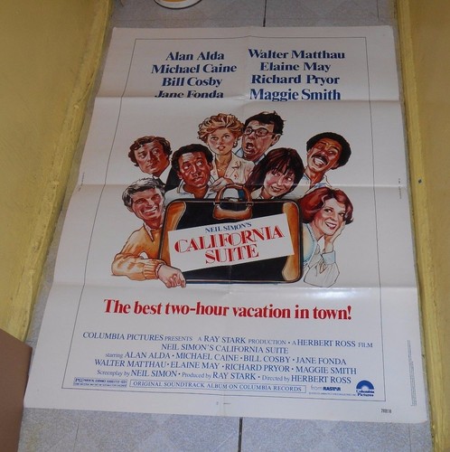original Neil Simon's CALIFORNIA SUITE movie poster Bill Cosby Jane Fonda
