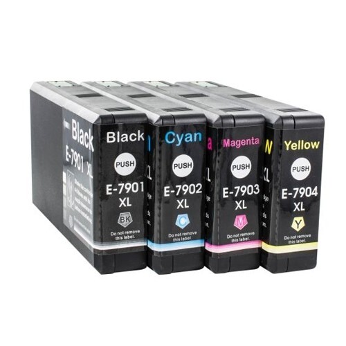 Pack cartouche Epson T7905 compatible 79XL pour remplacer l'encre épuisée sans taches ni lignes