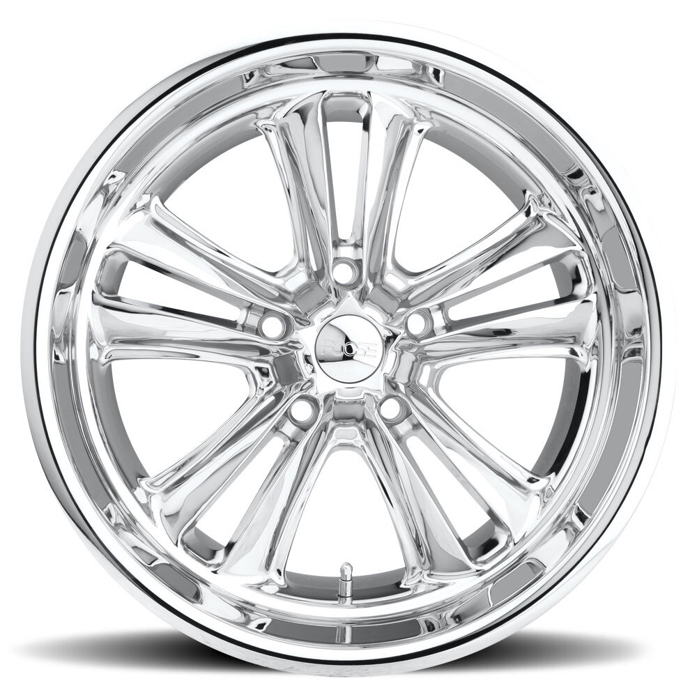 17x7 +1 Foose 1PC F097 Knuckle 5x4.75 Chrome Plated Wheels (Set of