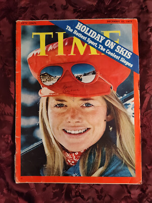 TIME December 25 1972 Dec 12/25/72 HOLLIDAY on SKIS SKIING RESORTS APOLLO 17 