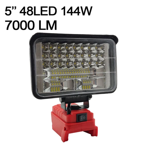 For Milwaukee Battery 18V LED Work Light 2 USB Workshop Flashlight Torch Camping - Picture 11 of 13