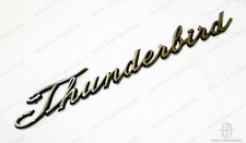 1965 1966 1967 Ford Thunderbird Rear Quarter Panel Script Emblem Nameplate
