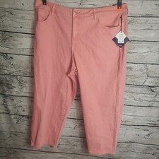 Ava  Viv High Rise Slim Straight Stretch Jeans Size 24W