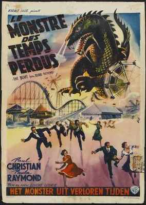 Beast From 20000 Fathoms Poster 03 Blechschild A4 12x8 Aluminium