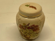 Royal Worcester Palissy Royale Collection Fruit Small Ginger Jar Pot with Lid